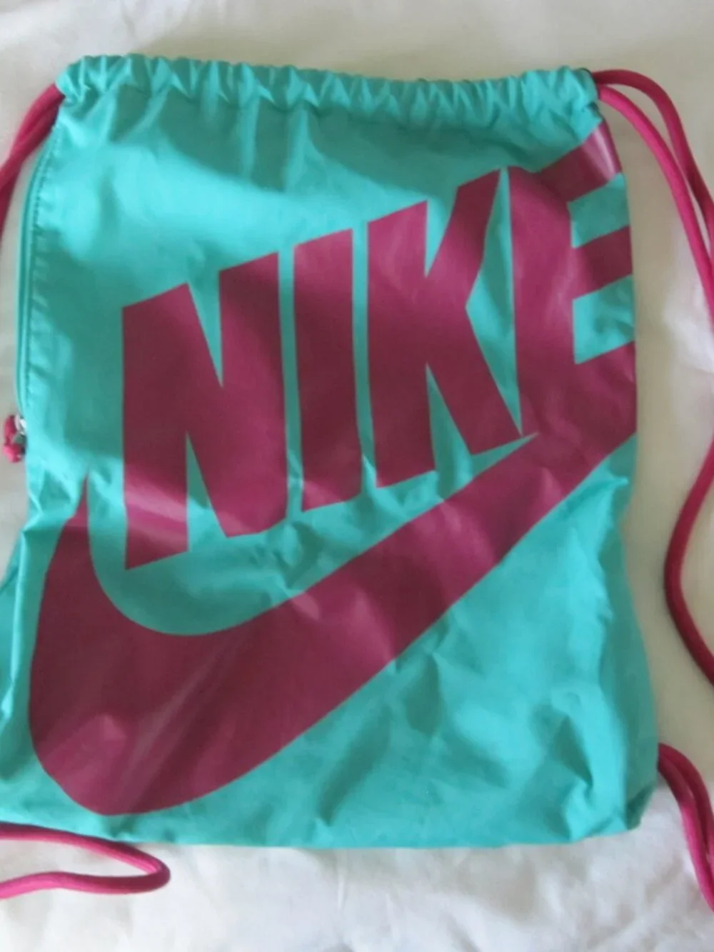 Nike Backpack Tote Duffel bag, Gym, Beach, Kids, Sports - purple/teal